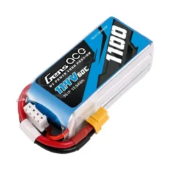 Gens Ace 1100mAh 11.4V 60C 3S LiPo Accu met XT30 Connector
