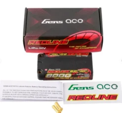 Gens Ace Redline 2.0 Series 8000mAh 1S2P 3.8V 140C HardCase HV Lipo Battery Pack with Hardcase 65