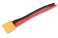 G-Force RC – Connector met kabel – XT-90 – Goud contacten – Vrouw. connector – 10AWG Siliconen-kabel – 12cm – 1 st