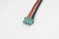 G-Force RC – Connector met kabel – MPX – Goud contacten – Man. connector – 14AWG Siliconen-kabel – 10cm – 1 st