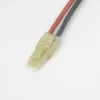 G-Force RC – Connector met kabel – Mini Tamiya – Goud contacten – Man. connector – 14AWG Siliconen-kabel – 10cm – 1 st