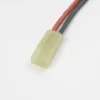 G-Force RC – Connector met kabel – Mini Tamiya – Goud contacten – Vrouw. connector – 14AWG Siliconen-kabel – 10cm – 1 st