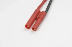 G-Force RC – Connector met kabel – 4.0mm – Goud contacten – Man. connector – 14AWG Siliconen-kabel – 10cm – 1 st