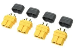 G-Force RC – Connector – XT-60L – met beschermkap – Goudcontacten – Vrouw. – 4 st