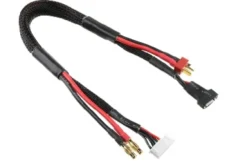 G-Force RC – Laad-/balanceer-kabel – Deans 4S – Lader 6S XH connector – 4S XH connector – 14AWG Siliconen-kabel – 30cm – 1 st