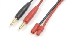 G-Force RC – Laadkabel – 3.5mm Gold Connector – 16AWG Siliconen-kabel – 1 st