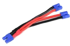 G-Force RC – Power Y-kabel – Parallel – EC-3 – 12AWG Siliconen-kabel – 12cm – 1 st