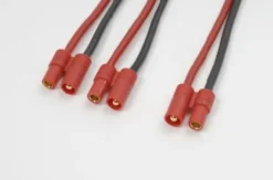 G-Force RC – Power Y-kabel – Serieel – 3.5mm Goudconnector – 14AWG Siliconen-kabel – 12cm – 1 st