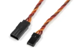 G-Force RC – Servo verlengkabel – Gedraaide HD siliconen-kabel – JR/Hitec – 22AWG / 60 Strengen – 50cm – 1 st