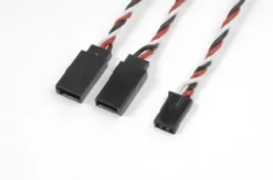G-Force RC – Servo Y-kabel – Gedraaide HD siliconen-kabel – Futaba – 22AWG / 60 Strengen – 15cm – 1 st