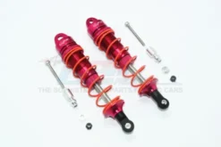 GPM Aluminium Front Adjustable Dampers 110MM for ARRMA 1/8 Rood