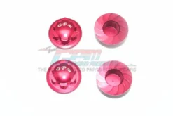 GPM Aluminium Wheel Lock Set for ARRMA 1/8 Rood