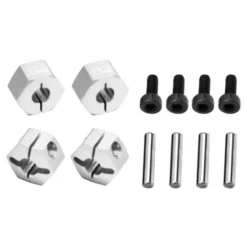 GPM Traxxas Mini Maxx BL-2S 7075 Alloy Frond And Rear Clamp Type Wheel Hub 12mm TXMM010-S (Vervanger TRX3654)