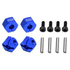 GPM Traxxas Mini Maxx & Mini XRT 7075 Aluminium Voor- en Achterwielnaaf 12mm – TXMM010-B