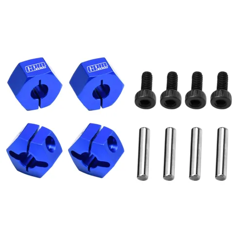 GPM Traxxas Mini Maxx & Mini XRT 7075 Aluminium Voor- en Achterwielnaaf 12mm – TXMM010-B