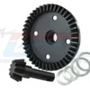 GPM Traxxas Sledge 1/8 42CrMo Alloy Steel Diff Bevel Gear 43T & Pinion Gear 10T