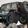 GPM Traxxas TRX-4M & Axial SCX 24 Aluminium 1.33 Inch Crawler Rubber Tires 58mm x 24mm With Foam Inserts