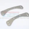 GPM Traxxas X-Maxx 8S Stainless Steel Front & Rear Upper Bulkhead Tie Bar 2 pieces