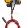 GRC 22mm Hat-Lamp Circle Led Spotlights #Black Loop Dm-Yellow Lens