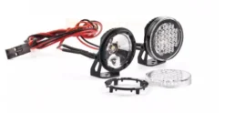 GRC 22mm Hat-Lamp Circle Led Spotlights Black Loop Dm-Clear Lens
