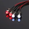 G.T. Power LED verlichting set met aluminium houders – 2 Wit – 2 Rood