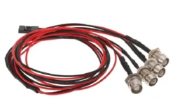 G.T. Power LED verlichting set met aluminium houders – 2 Wit – 2 Rood