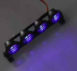 G.T. Power LED verlichting set met dakhouder rond – Blauw