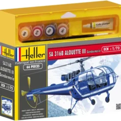 Heller SA 316B Alouette III Gendarmerie – 1:72 bouwpakket