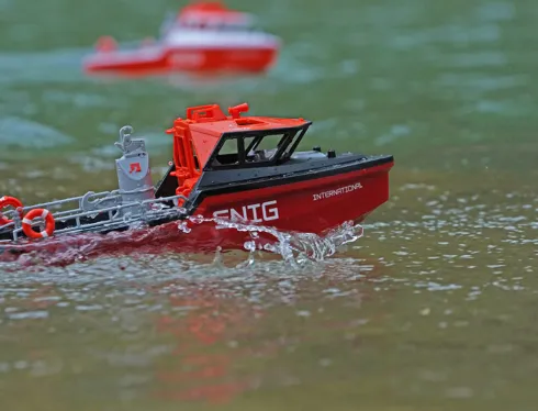 Heng Long Snig Rescue RTR Boat Brushless 320MM Zwart
