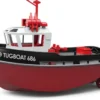 Heng Long 1/72 Tugboat 686 2.4ghz 230mm RTR Zwart