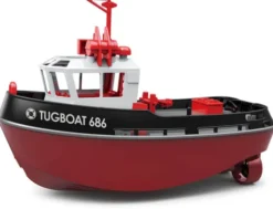 Heng Long 1/72 Tugboat 686 2.4ghz 230mm RTR Zwart