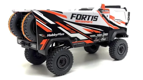 HobbyPlus 1/18 DKR-4 Fortis Rally Truck Brushless RTR Wit