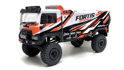 HobbyPlus 1/18 DKR-4 Fortis Rally Truck Brushless RTR Wit
