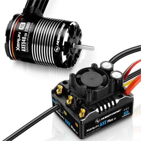 Hobbywing XeRun AXE Plus R3 540L 2300kV R2 Combo
