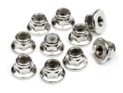 HPI FLANGED LOCK NUT M3 10pcs – HPI103671