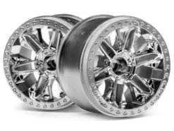 HPI 6-SHOT ST WHEEL (CHROME/2PCS) – 116736