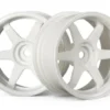 HPI TE37 WHEEL 26mm WHITE (6mm OFFSET) – 3845
