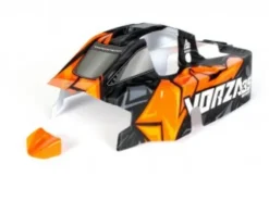 HPI TRIMMED & PRINTED VB-2 1:8TH NITRO BUGGY BODY (ORANGE) – 160414