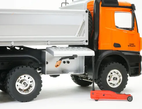 Huina 1/14 Aluminium 14-kanaals Dump Truck 2.4Ghz met geluid en verlichting