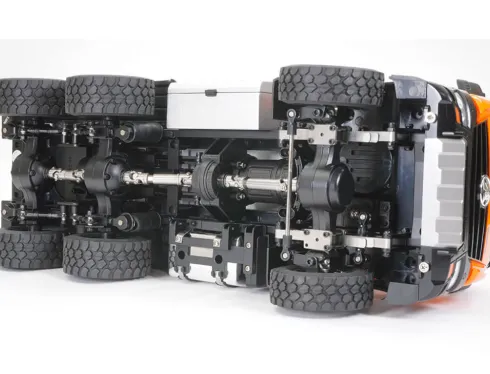 Huina 1/14 Aluminium 14-kanaals Dump Truck 2.4Ghz met geluid en verlichting