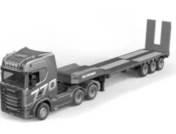 HUINA 1/24 Scania 770S RC Truck & Trailer Set RTR – Zilver