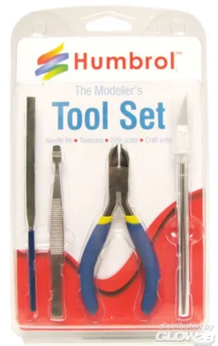 Humbrol Tool Set (ideaal voor plastic modelbouw pakketten)