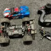 Hurricane Mini RC truggy met lipo accu en lader (geen garantie / opknapper)!