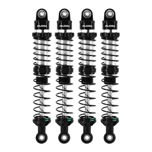 INJORA DRX Dual-Rate Spring Oil Shocks voor 1/10 RC Crawlers 90mm – BZ-05BS-90