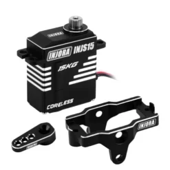 INJORA INJS15 Waterproof Coreless Servo met Servo Mount & Servo Horn voor 1/18 TRX-4M