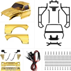 INJORA Limited Edition IR60 Pickup Hard Body voor 1/18 TRX4M Defender & Bronco (Goud) – IR60-GD