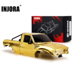 INJORA Limited Edition IR60 Pickup Hard Body voor 1/18 TRX4M Defender & Bronco (Goud) – IR60-GD