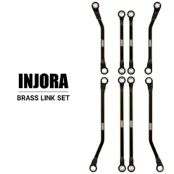INJORA Messing High Clearance Links Set voor 1/18 RC Crawler TRX4M – High Trail K10 Upgrade (4M-97)