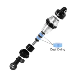 INJORA 64mm Olie-Schokdempers met Progressieve Veren voor Traxxas Mini Slash 4X4 – M-SLASH-01BS
