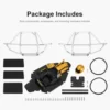 INJORA Moonbit Nylon Tube Buggy Body Kit voor 1/18 TRX-4M Zilver